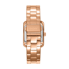 DKNY City Glitz Analog Rose Gold Square Dial Women's Watch - DK1L003M0035
