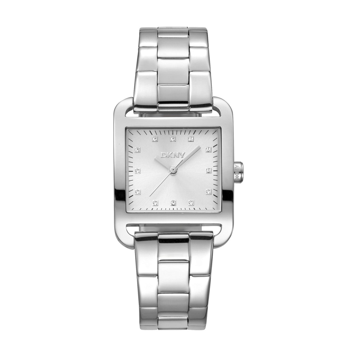 DKNY City Midi Analog Silver Square Dial Women's Watch - DK1L004M0045