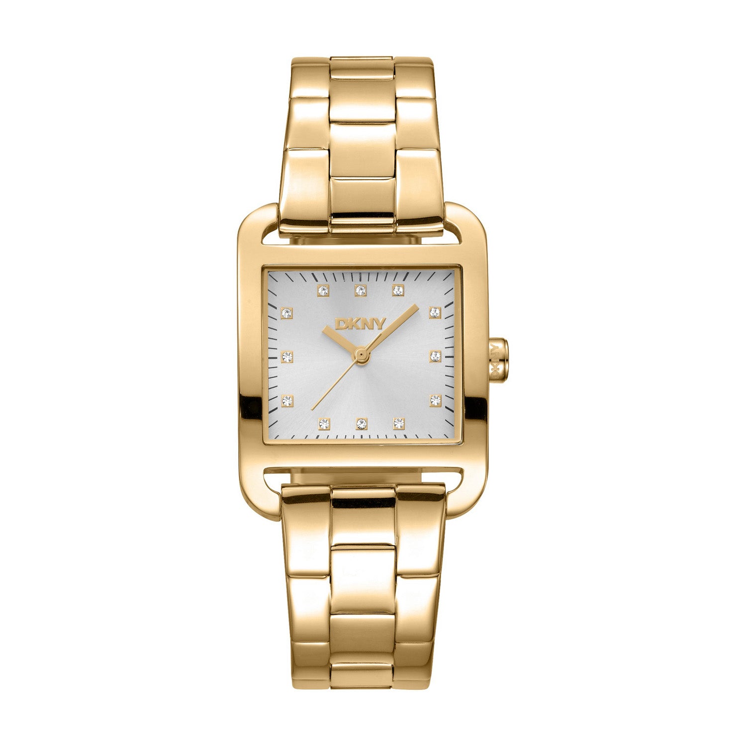 DKNY City Midi Analog Silver Square Dial Women's Watch - DK1L004M0055