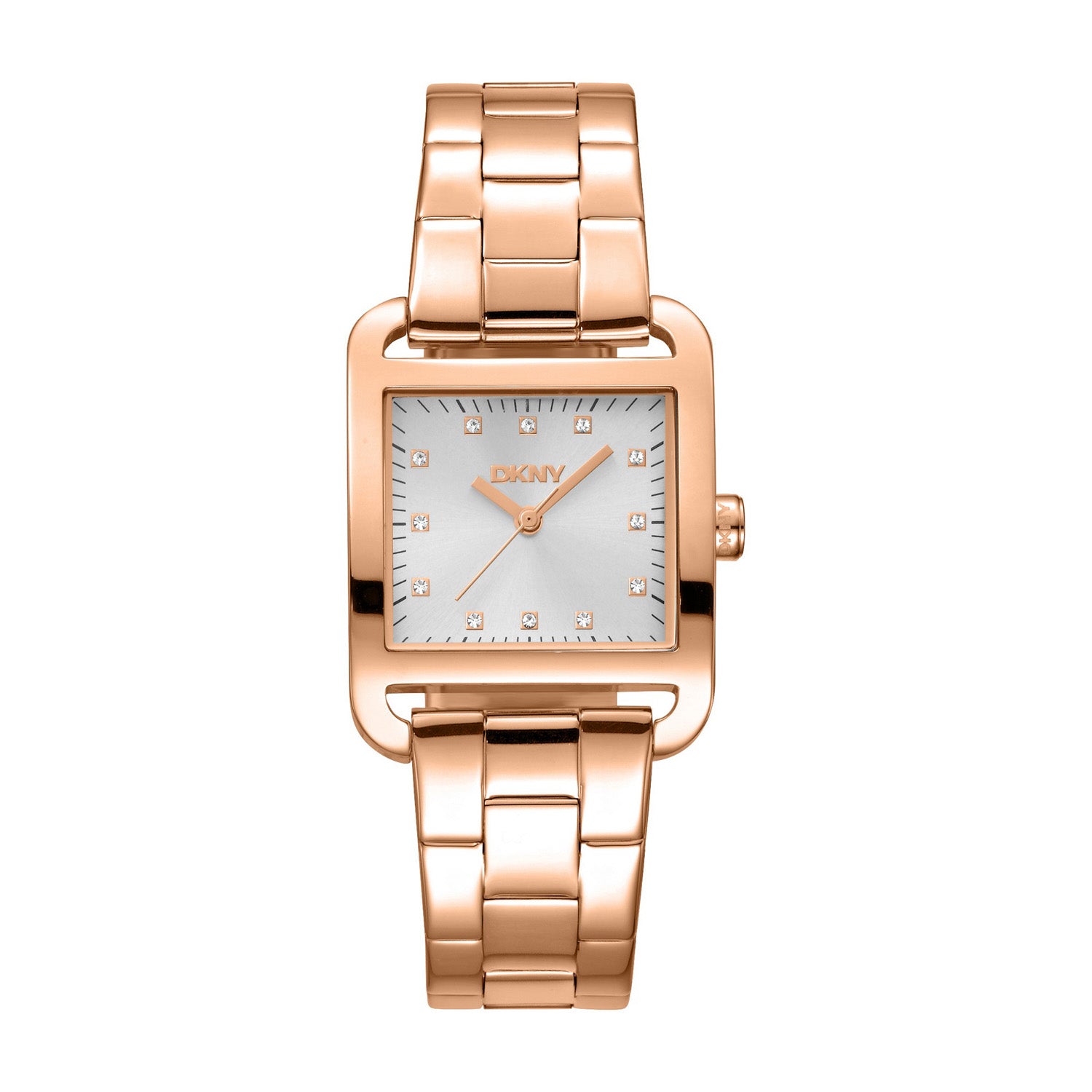 DKNY City Midi Analog Silver Square Dial Women's Watch - DK1L004M0065