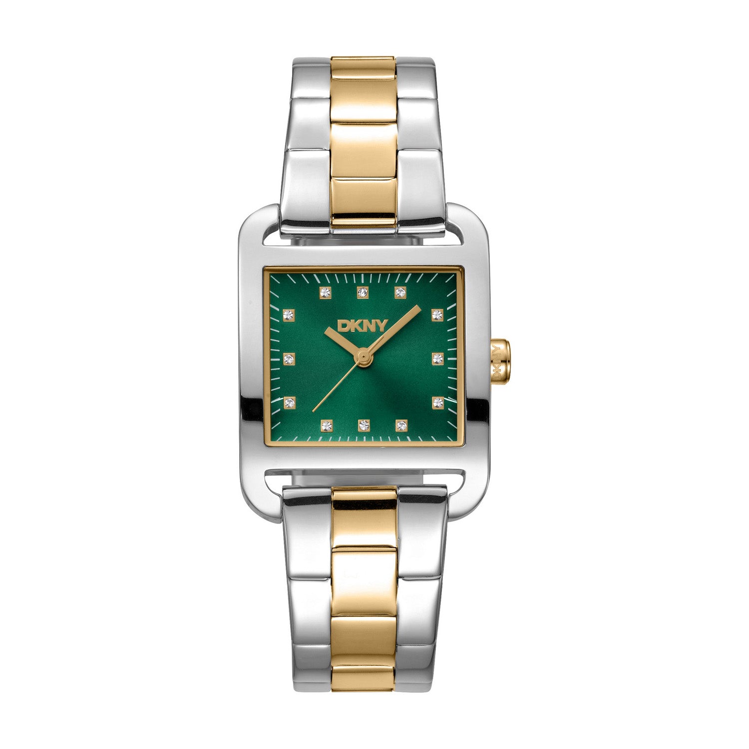 DKNY City Midi Analog Green Square Dial Women's Watch - DK1L004M0075