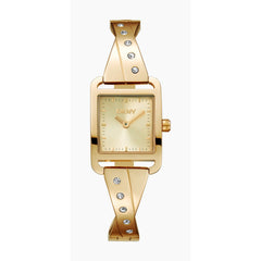 DKNY City Bangle Analog Champagne Square Dial Women's Watch - DK1L005M0025