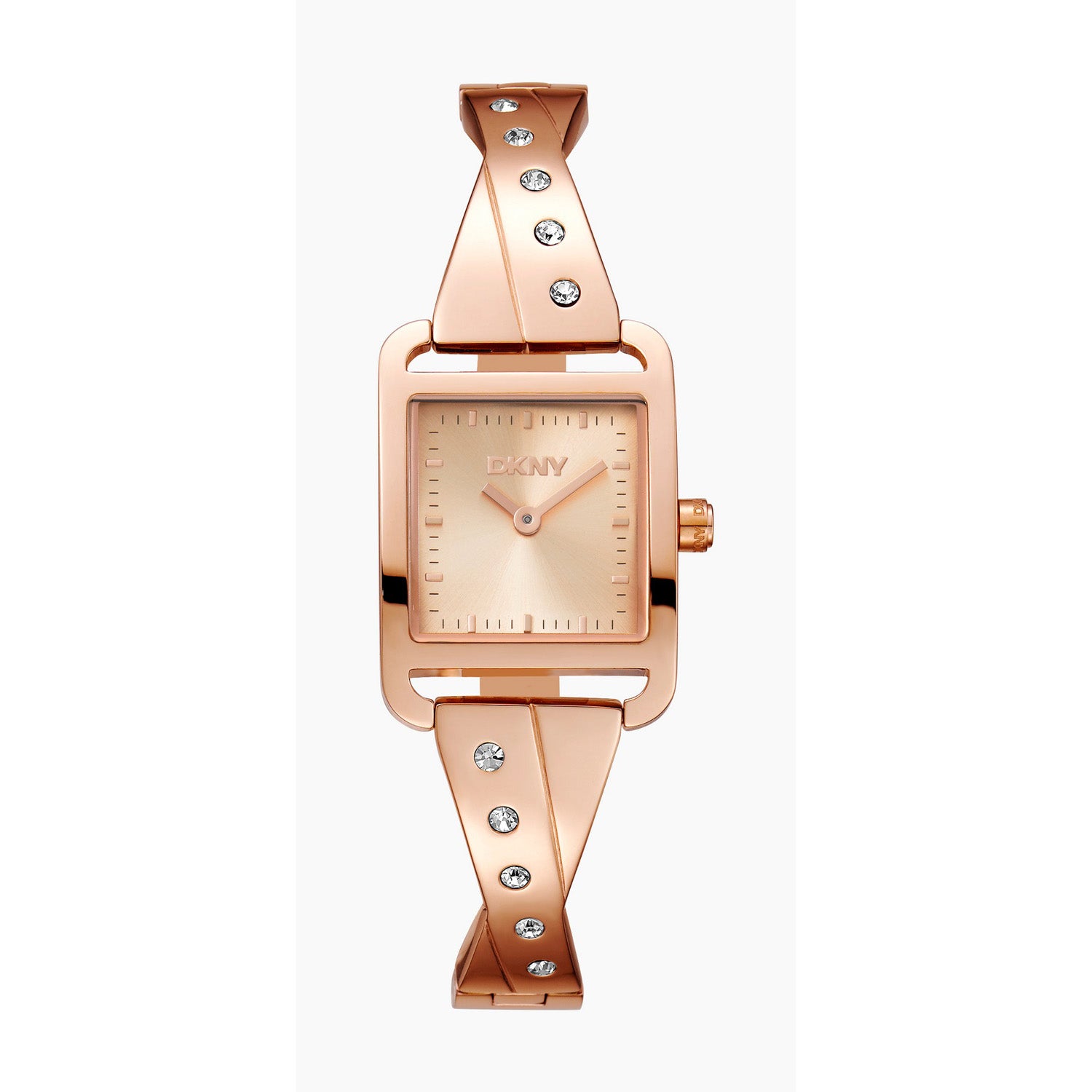 DKNY City Bangle Analog Rose Gold Square Dial Women's Watch - DK1L005M0035