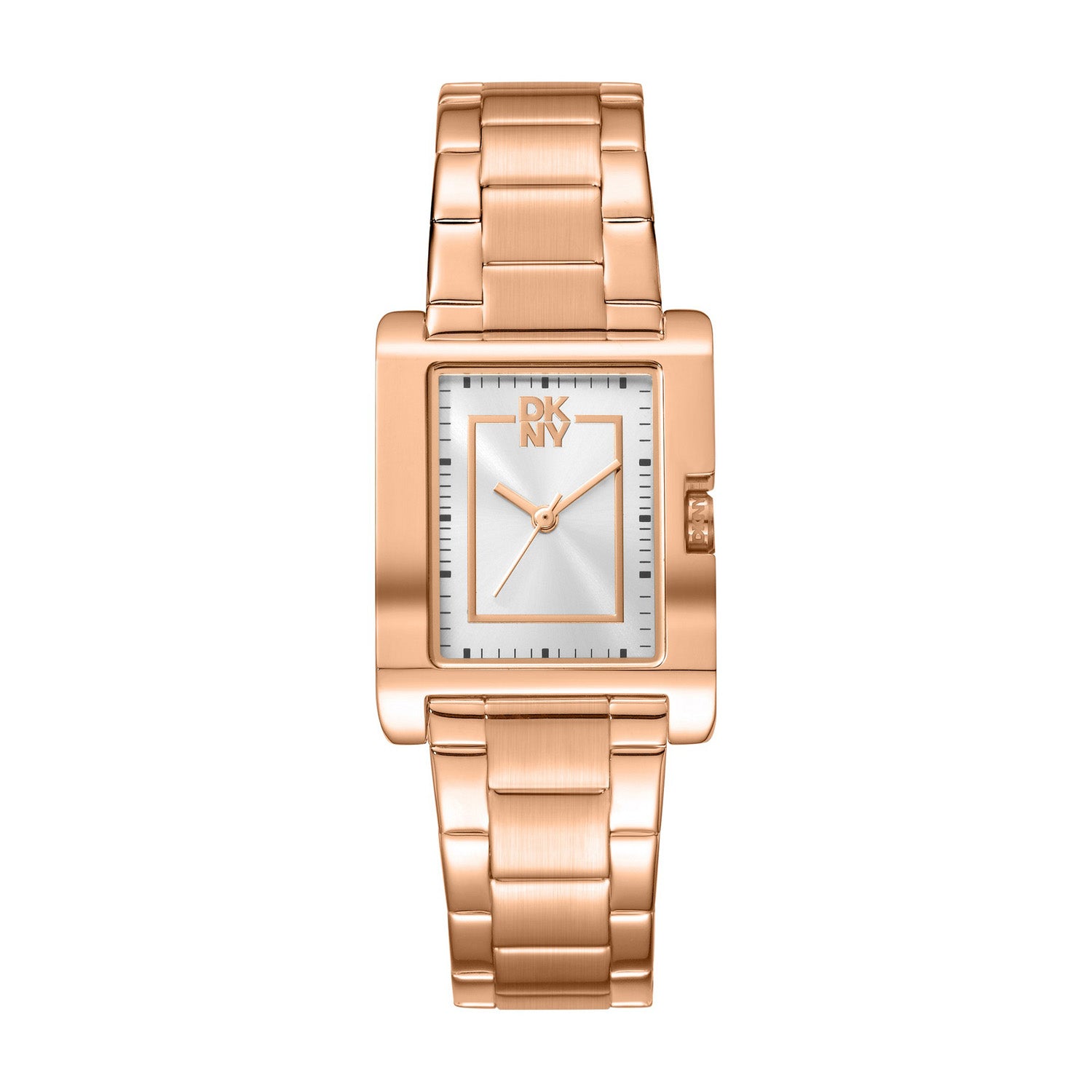 DKNY Westside Midi Analog Silver Rectangle Dial Women's Watch - DK1L007M0075