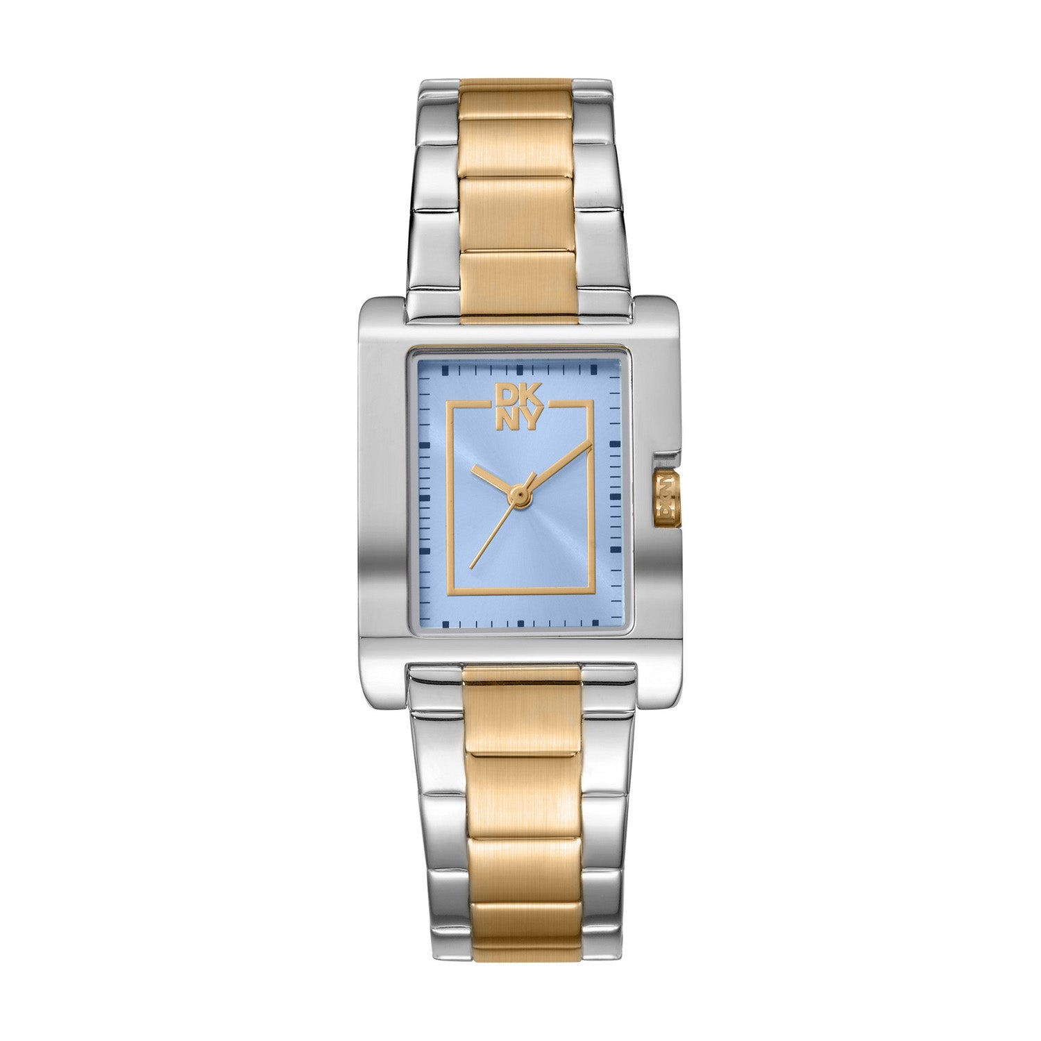 DKNY Westside Midi Analog Blue Rectangle Dial Women's Watch - DK1L007M0095