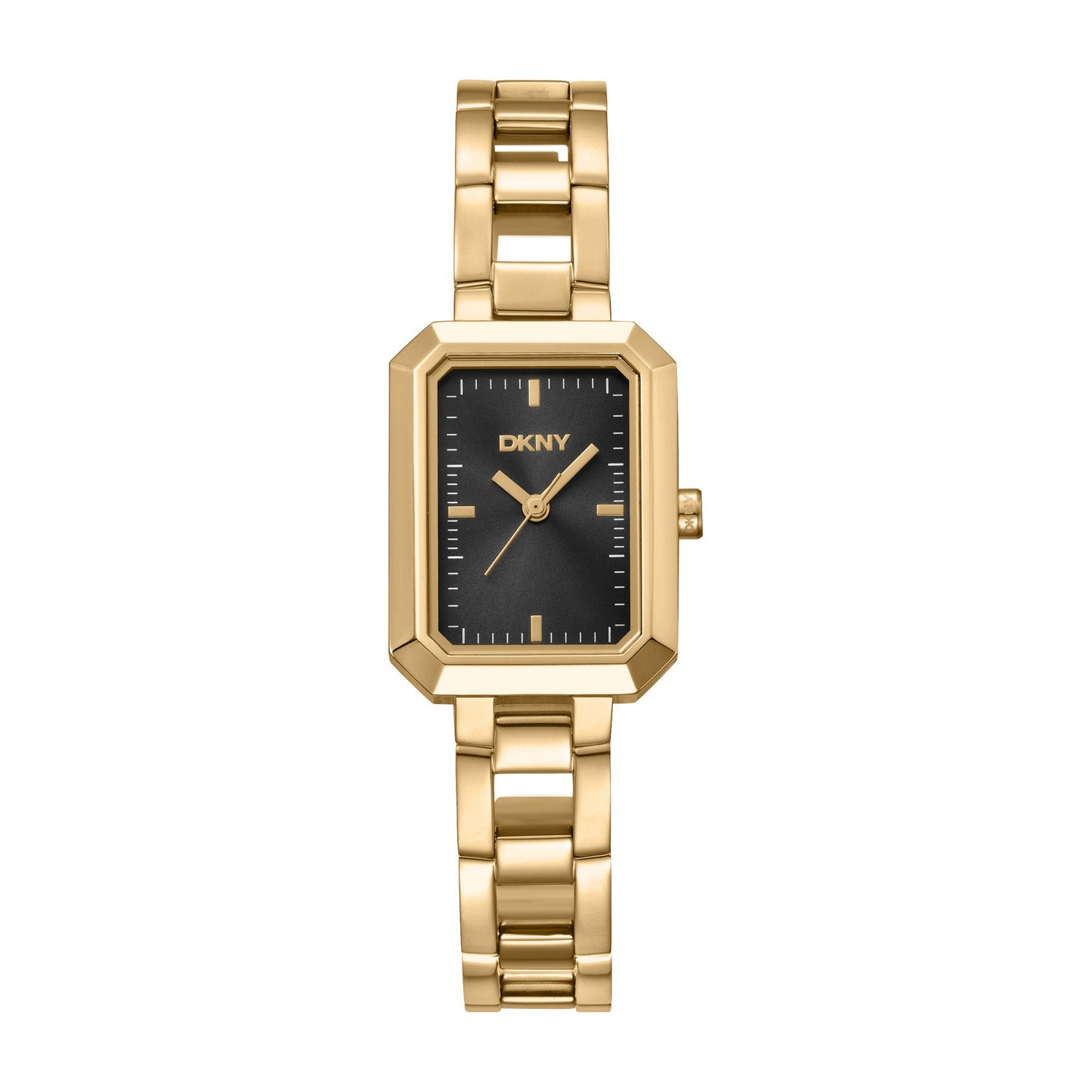 DKNY Uptown Midi Analog Black Rectangle Dial Women's Watch - DK1L009M0015
