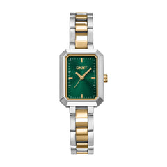 DKNY Uptown Midi Analog Green Rectangle Dial Women's Watch - DK1L009M0025