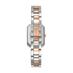 DKNY Uptown Midi Analog Silver Rectangle Dial Women's Watch - DK1L009M0045