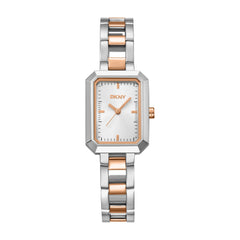 DKNY Uptown Midi Analog Silver Rectangle Dial Women's Watch - DK1L009M0045