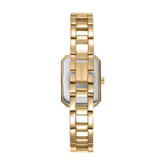 DKNY Uptown Glitz Analog Champagne Rectangle Dial Women's Watch - DK1L010M0025