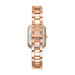 DKNY Uptown Glitz Analog Rose Gold Rectangle Dial Women's Watch - DK1L010M0035