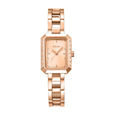 DKNY Uptown Glitz Analog Rose Gold Rectangle Dial Women's Watch - DK1L010M0035