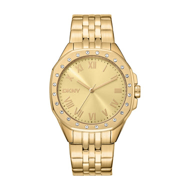 DKNY Brooklyn Maxi Analog Champagne Round Dial Women's Watch - DK1L011M0045