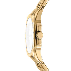DKNY Brooklyn Maxi Analog Champagne Round Dial Women's Watch - DK1L011M0045