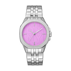 DKNY Brooklyn Midi Analog Pink Round Dial Women's Watch - DK1L012M0055