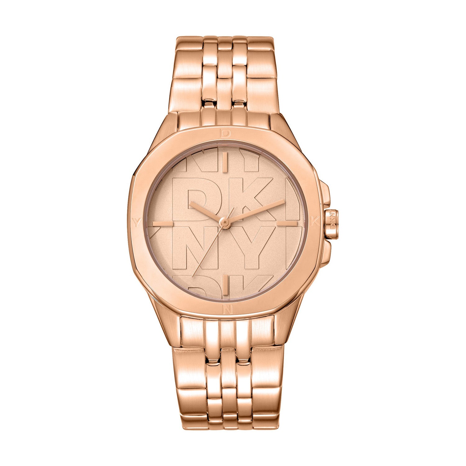 DKNY Brooklyn Midi Analog Rose Gold Round Dial Women's Watch - DK1L012M0075