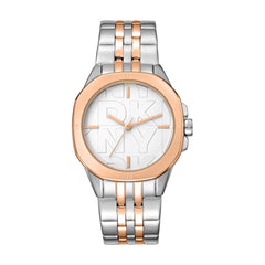 DKNY Brooklyn Midi Analog Silver Round Dial Women's Watch - DK1L012M0105