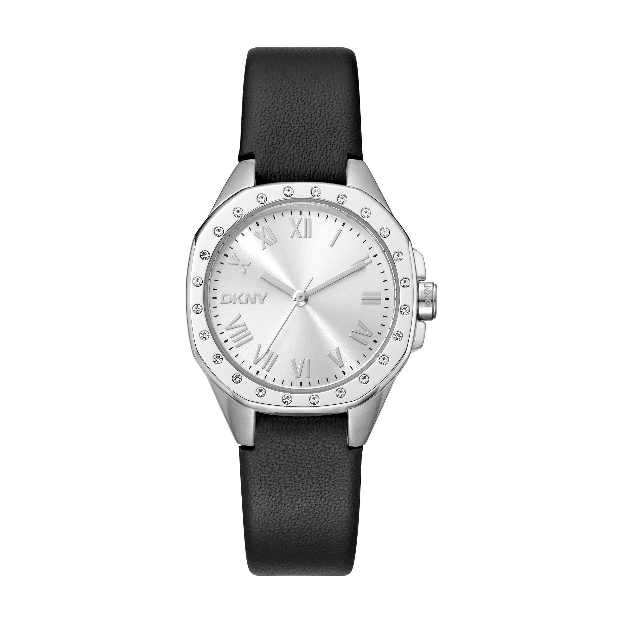 DKNY Brooklyn Mini Analog Silver Round Dial Women's Watch - DK1L013L0015