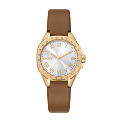 DKNY Brooklyn Mini Analog Silver Round Dial Women's Watch - DK1L013L0025