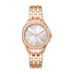 DKNY Brooklyn Mini Analog Silver Round Dial Women's Watch - DK1L013M0075