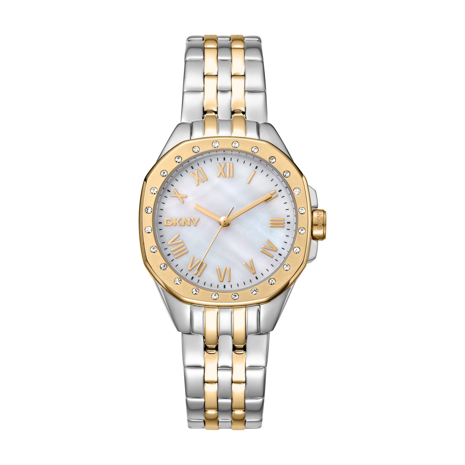 DKNY Brooklyn Mini Analog White Round Dial Women's Watch - DK1L013M0085