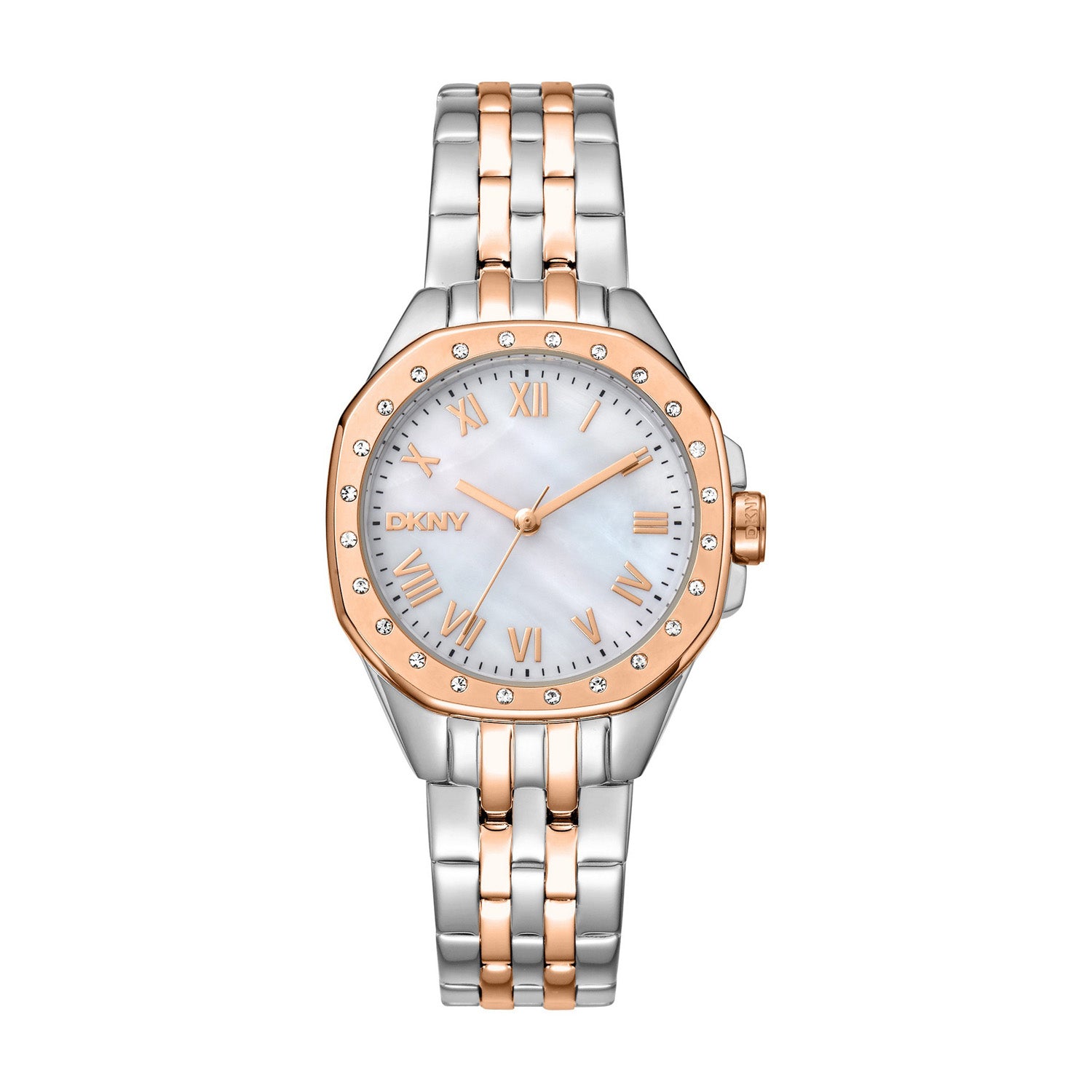 DKNY Brooklyn Mini Analog White Round Dial Women's Watch - DK1L013M0105