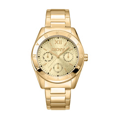 DKNY Chambers Multi Sport Multifunction Champagne Round Dial Women's Watch - DK1L015M0035