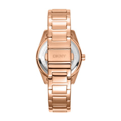 DKNY Chambers Multi Sport Multifunction Rose Gold Round Dial Women's Watch - DK1L015M0045