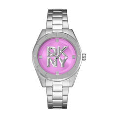 DKNY Chambers Midi Analog Pink Round Dial Women's Watch - DK1L016M0055