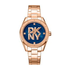 DKNY Chambers Midi Analog Blue Round Dial Women's Watch - DK1L016M0075