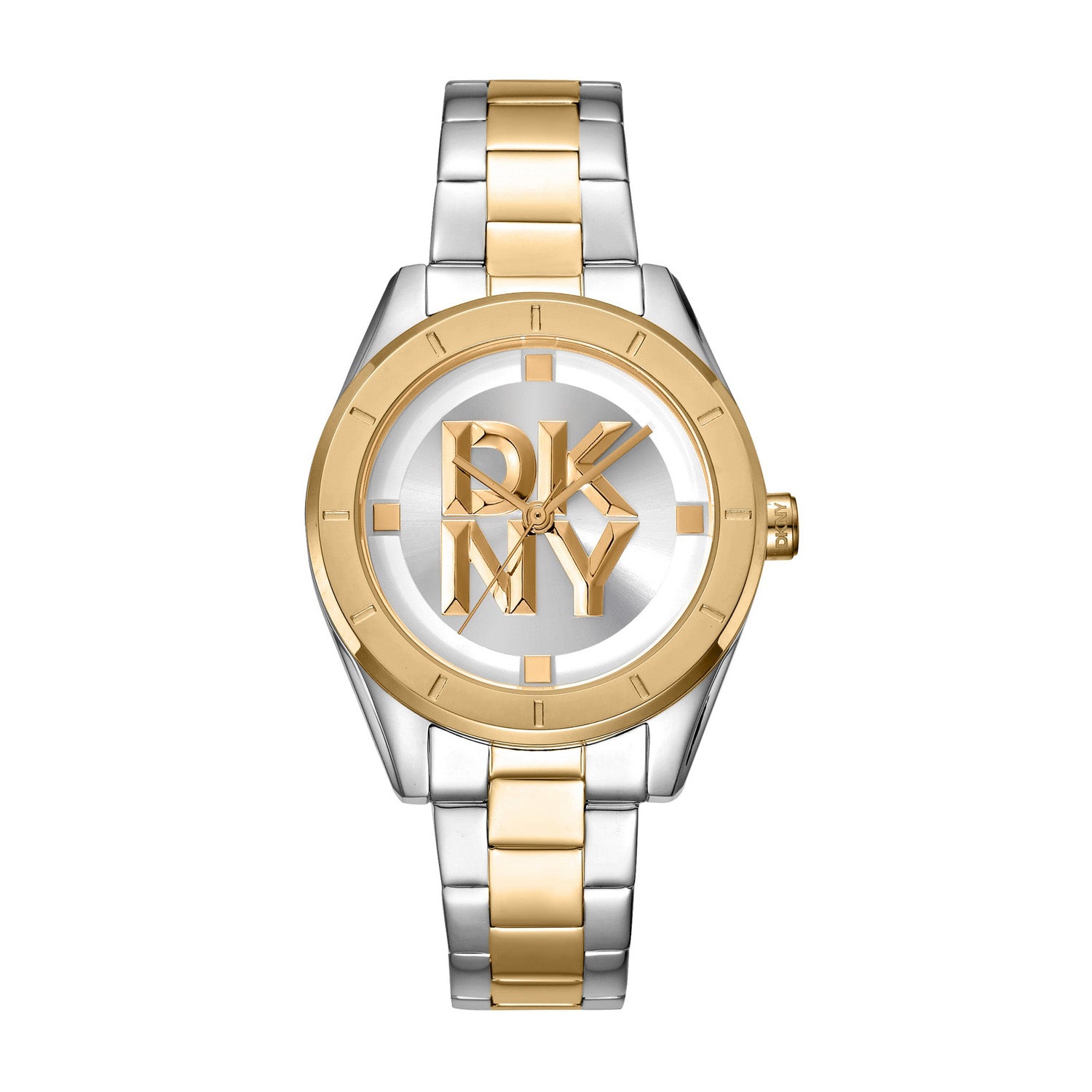 DKNY Chambers Midi Analog Silver Round Dial Women's Watch - DK1L016M0085