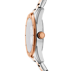 DKNY Chambers Midi Analog Silver Round Dial Women's Watch - DK1L016M0105