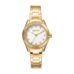 DKNY Chambers Glitz  Analog Silver Round Dial Women's Watch - DK1L017M0055