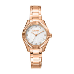 DKNY Chambers Glitz  Analog Silver Round Dial Women's Watch - DK1L017M0065