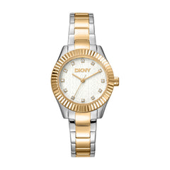 DKNY Chambers Glitz  Analog Silver Round Dial Women's Watch - DK1L017M0075