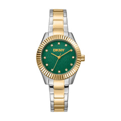 DKNY Chambers Glitz  Analog Green Round Dial Women's Watch - DK1L017M0085