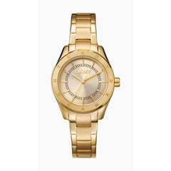 DKNY Chambers Sport Analog Champagne Round Dial Women's Watch - DK1L018M0035