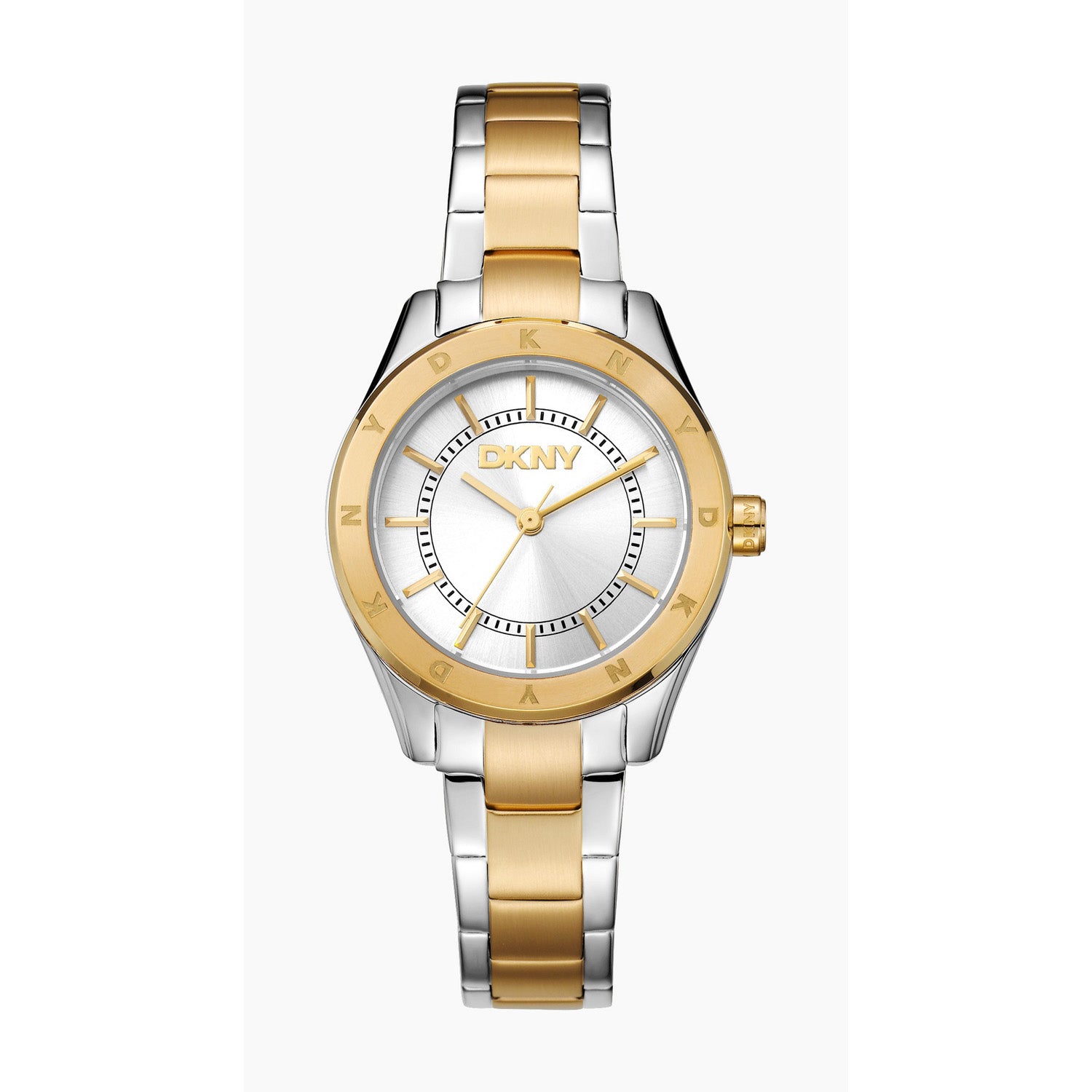 DKNY Chambers Sport Analog Silver Round Dial Women's Watch - DK1L018M0055