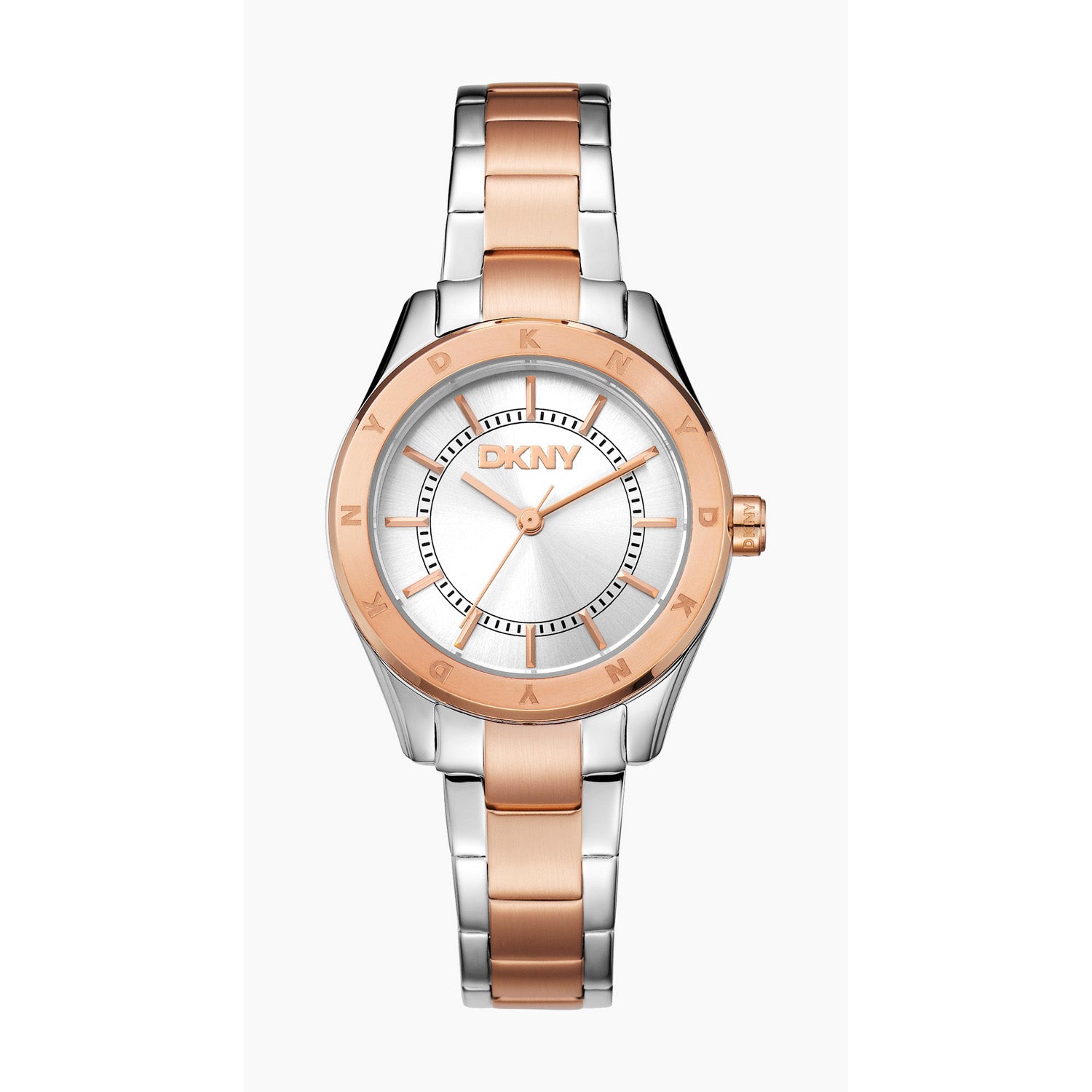 DKNY Chambers Sport Analog Silver Round Dial Women's Watch - DK1L018M0075