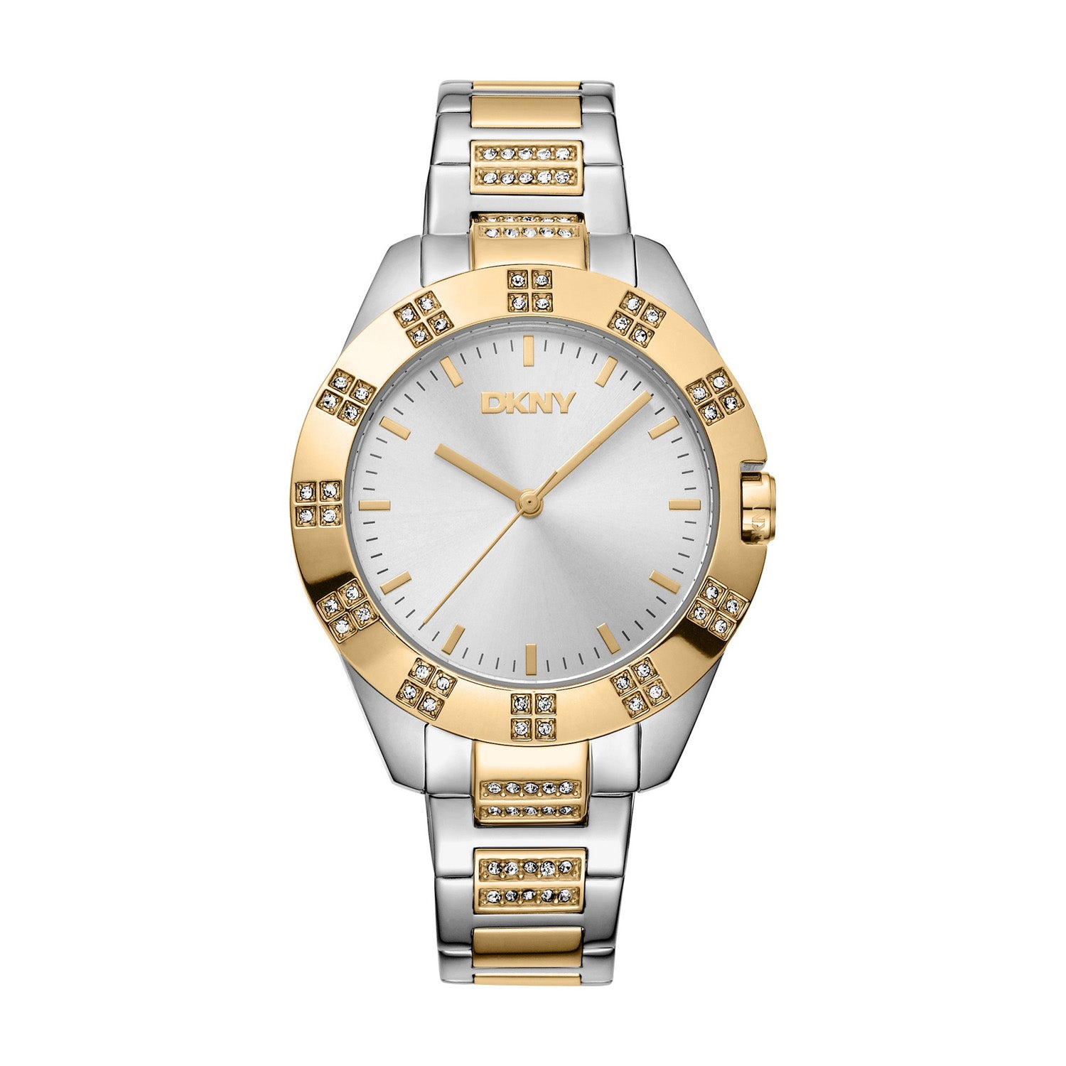 DKNY Park Ave Glitz  Analog Silver Round Dial Women's Watch - DK1L019M0055