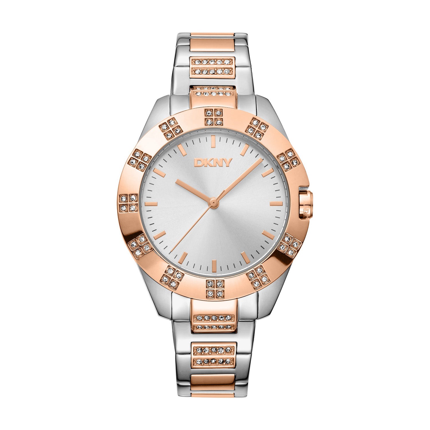 DKNY Park Ave Glitz  Analog Silver Round Dial Women's Watch - DK1L019M0075