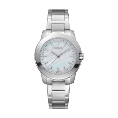 DKNY Park Ave Midi Analog White Round Dial Women's Watch - DK1L020M0035