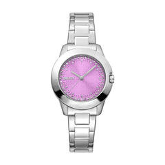 DKNY Park Ave Logo Analog Pink Round Dial Women's Watch - DK1L021M0045