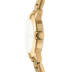DKNY Park Ave Logo Analog Champagne Round Dial Women's Watch - DK1L021M0055