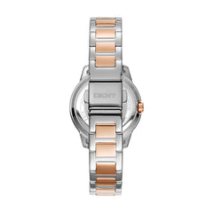 DKNY Park Ave Logo Analog Silver Round Dial Women's Watch - DK1L021M0095