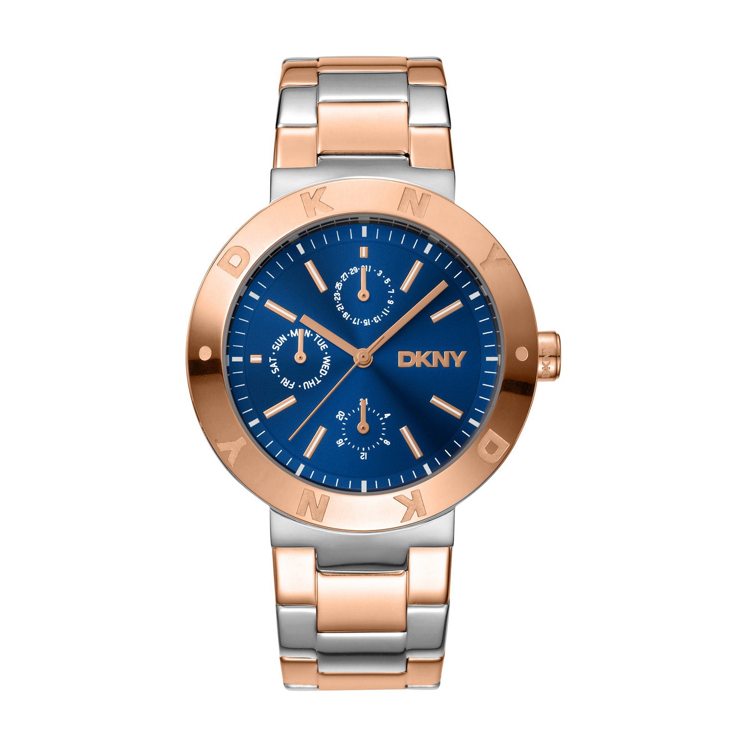 DKNY Eastside Maxi Multifunction Blue Round Dial Women's Watch - DK1L022M0075