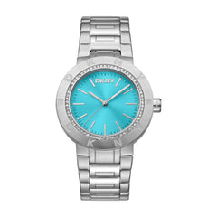 DKNY Eastside Logo Analog Blue Round Dial Women's Watch - DK1L023M0025
