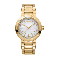 DKNY Eastside Logo Analog White Round Dial Women's Watch - DK1L023M0035