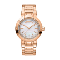 DKNY Eastside Logo Analog White Round Dial Women's Watch - DK1L023M0045