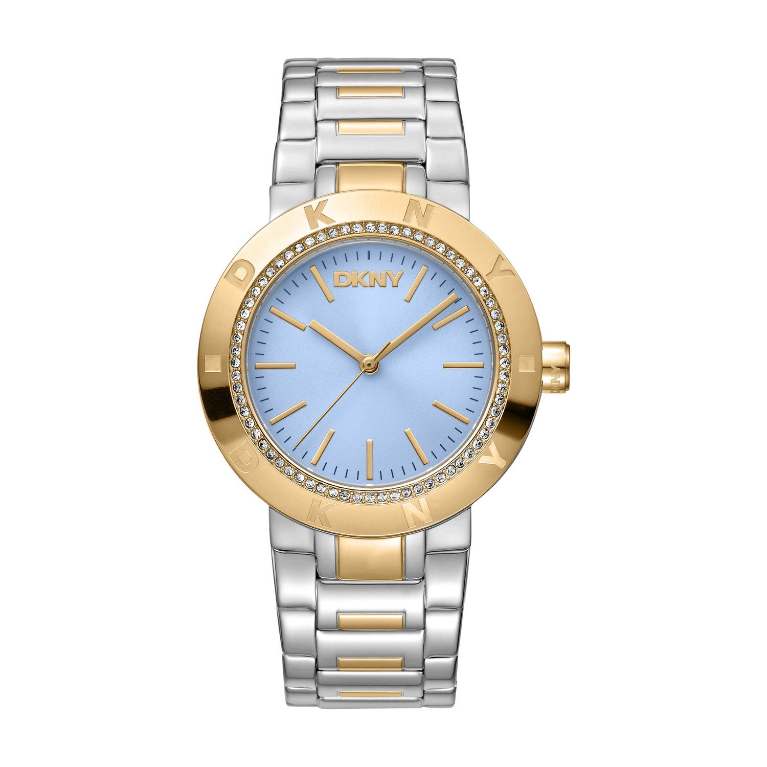 DKNY Eastside Logo Analog Blue Round Dial Women's Watch - DK1L023M0065